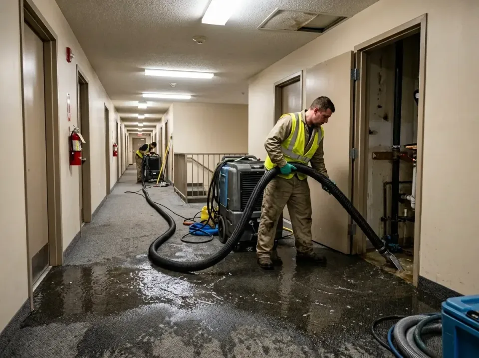 multi-unit-apartment-hallway-f-005 — frequently asked questions, Emergency Burst Pipe Water Extraction & Removal in South Ap…